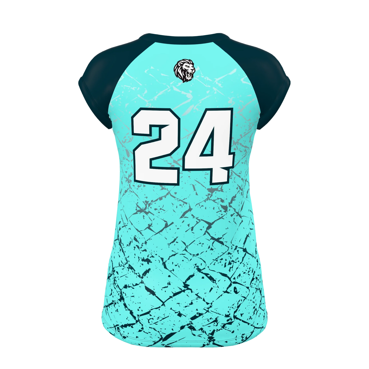 Custom Sublimated Women's Cap-Sleeve Volleyball Jersey — supplier view 4