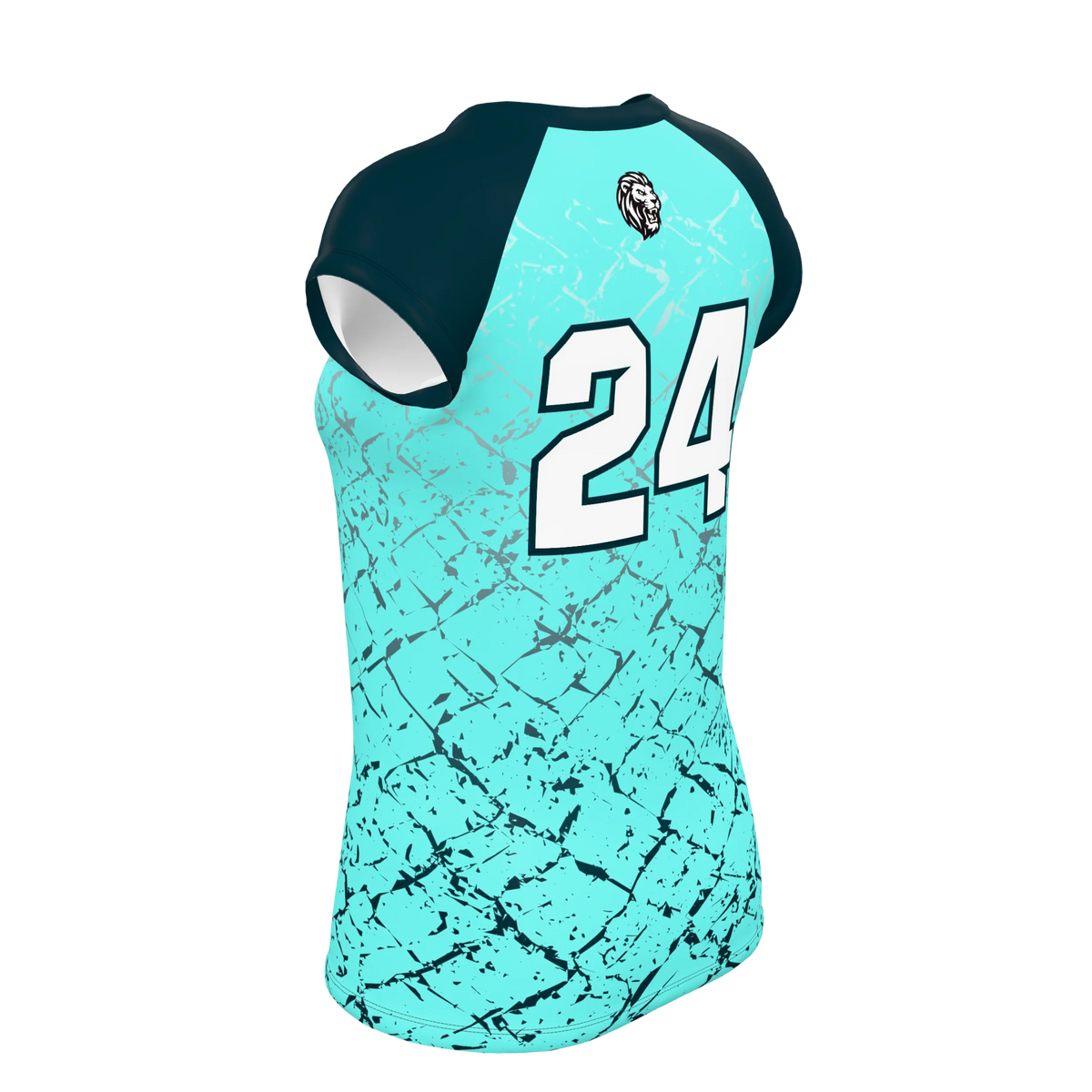 Custom Sublimated Women's Cap-Sleeve Volleyball Jersey — supplier view 5