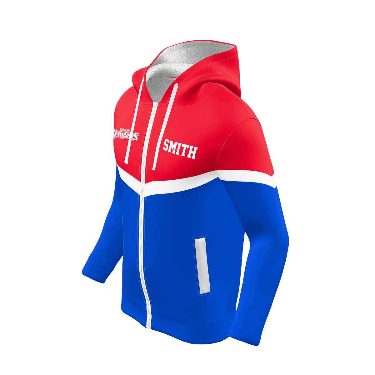 PR181 - MEN'S FULL ZIP FLEECE HOODED JACKET - view 2