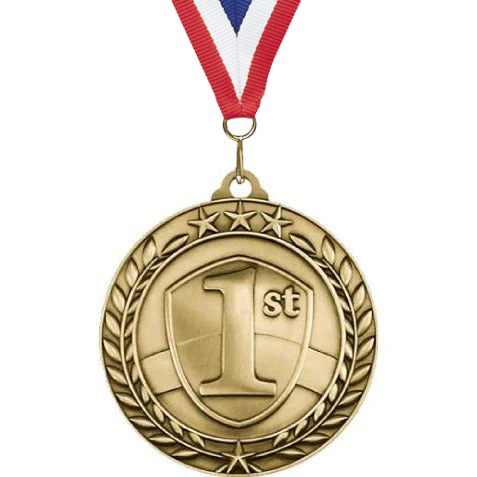 1st, 2nd & 3rd Place Medals