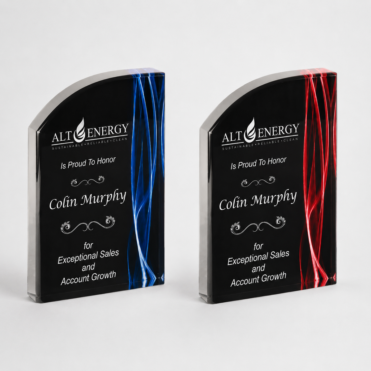 Wave Vapor Acrylic Award