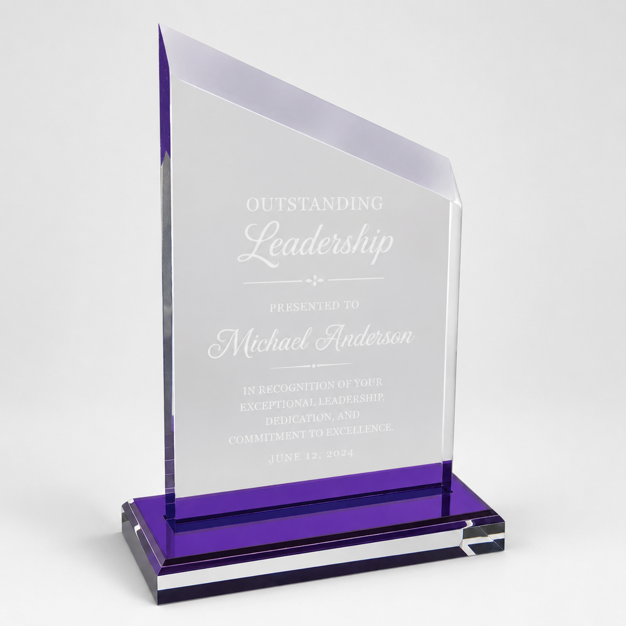 Zenith Acrylic Award