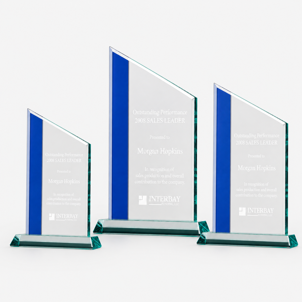 Zenith Summit Jade Acrylic Award